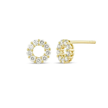 Emma Ørestikker m. 18x0,03 ct. W/SI - 14 kt. Guld fra Nuran