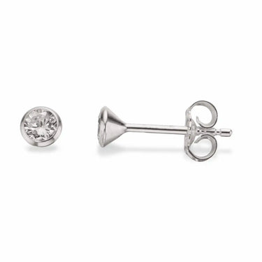 Ørepynt zir. 3,5 mm. sølv fra Scrouples Jewellery