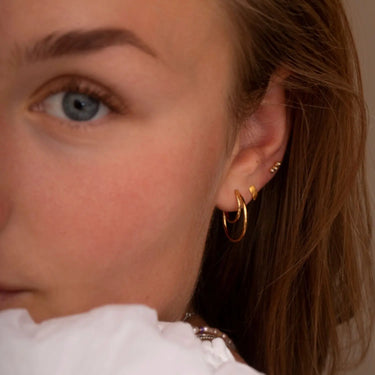 Double Creol - Forgyldt fra Stine A Jewelry