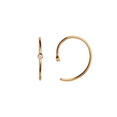 One Dot Open Creol - Forgyldt fra Stine A Jewelry