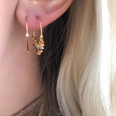 One Dot Open Creol - Forgyldt fra Stine A Jewelry