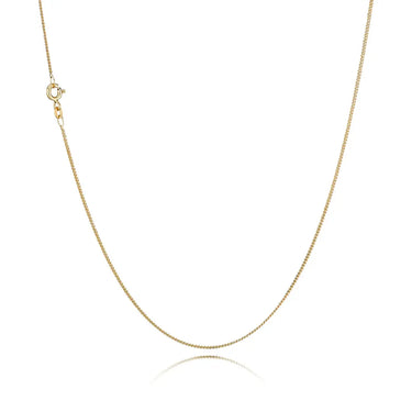 Panser Facet halskæde 0,45/45 - 8 kt. Guld fra Gold Essentials by Plaza