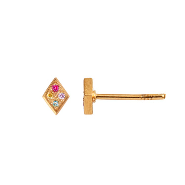 Petit Candy Harlekin Ørestik - Forgyldt fra Stine A Jewelry