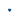 Petit Love Heart Cobalt Blue Enamel Ørestik - Sølv