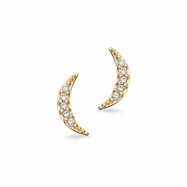 8. kt. Ørepynt halvmåne fra Scrouples Jewellery