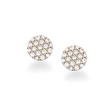 8. kt. Ørepynt cirkel fra Scrouples Jewellery