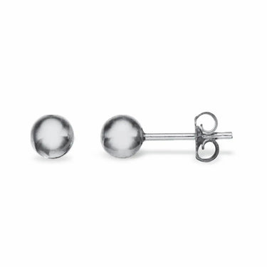 Ørepynt kugle 6 mm. sølv fra Scrouples Jewellery