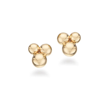 Kugle ørestikker - 8 kt. Guld fra Scrouples Jewellery