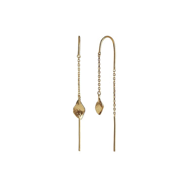Petit Ile De L'Amour Double Chain Ørebøjle - Forgyldt fra Stine A Jewelry