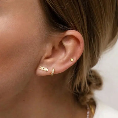 Wow Mom Ørestik - Forgyldt fra Stine A Jewelry