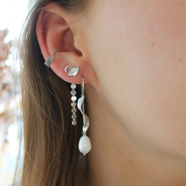 Tout Petit Bella Moon ørering  - Sølv fra Stine A Jewelry