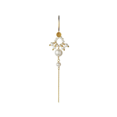 Heavenly Pearl Dream hoop - Forgyldt fra Stine A Jewelry