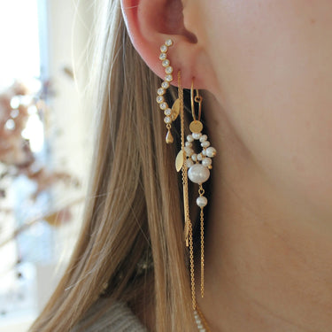 Heavenly Pearl Dream hoop - Forgyldt fra Stine A Jewelry