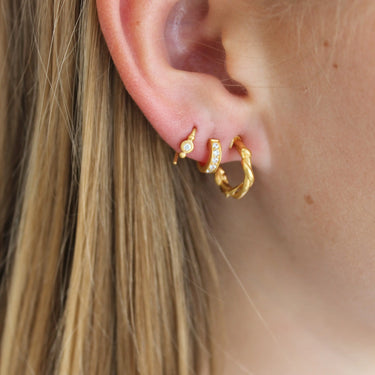 Boucle Creol - Forgyldt fra Stine A Jewelry