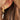 Petit gold splash disco heart ørering - Forgyldt fra Stine A Jewelry