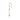 Long gold splash chains & color pop ørering - Forgyldt fra Stine A Jewelry