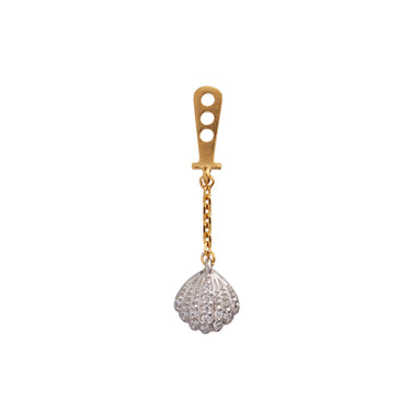 Tres petit vintage shell behind ear pendant - Forgyldt fra Stine A Jewelry