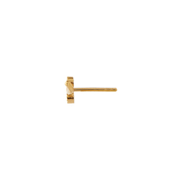 Flow Ørering w. Two Stones - Forgyldt fra Stine A Jewelry