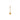 Flow Creol w. Hammered Pendant - Forgyldt fra Stine A Jewelry