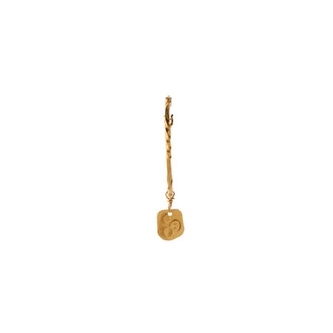 Flow Creol w. Hammered Pendant - Forgyldt fra Stine A Jewelry