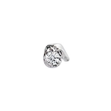 tres petit flow earring - silver fra Stine A Jewelry