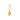 hook with golden reflection moon earring right fra Stine A Jewelry