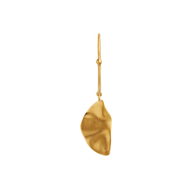 hook with golden reflection moon earring right fra Stine A Jewelry