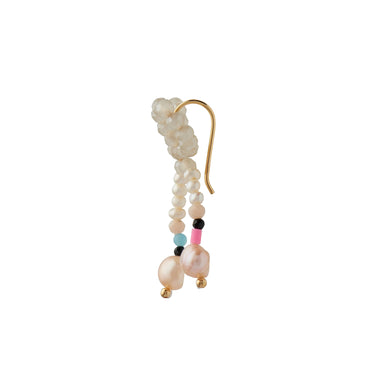 Creamy Bow Ørering - Forgyldt fra Stine A Jewelry