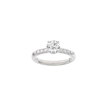 LUXURY Classic rund 1,2 ct. - 14 kt. Hvidguld