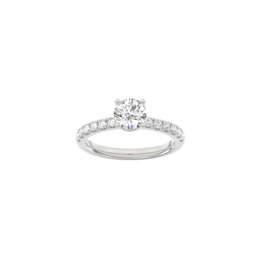 LUXURY Classic rund 1,4 ct. - 14 kt. Hvidguld