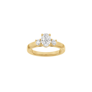 LUXURY Classic oval 1,33 ct. - 14 kt. Guld
