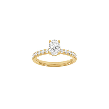 LUXURY Classic oval 1,4 ct. - 14 kt. Guld