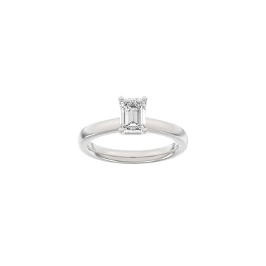 LUXURY Classic firkant 1,0 ct. - 14 kt. Hvidguld
