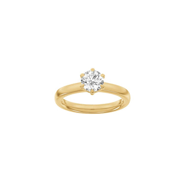 LUXURY Modern rund 1,0 ct. - 14 kt. Guld