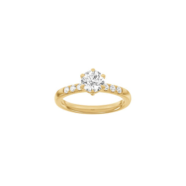 LUXURY Modern rund 1,2 ct. - 14 kt. Guld
