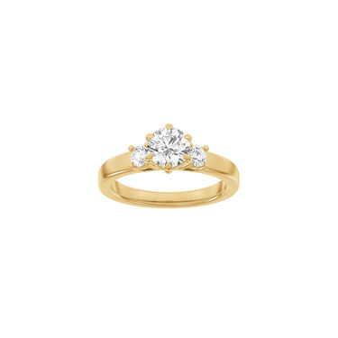 LUXURY Modern rund 1,33 ct. - 14 kt. Guld