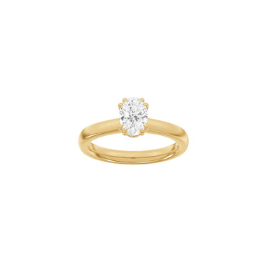 LUXURY Modern firkant 1,0 ct. - 14 kt. Guld