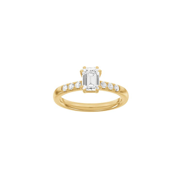 LUXURY Modern firkant 1,2 ct. - 14 kt. Guld