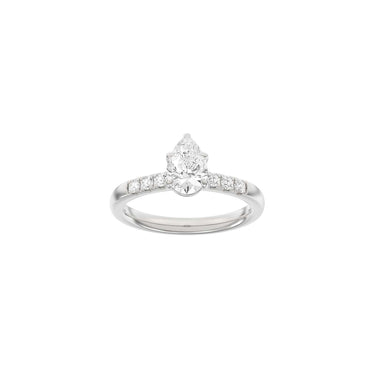 LUXURY Modern dråbe 1,2 ct. - 14 kt. Hvidguld