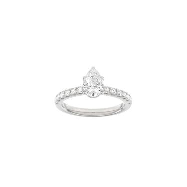 LUXURY Modern dråbe 1,4 ct. - 14 kt. Hvidguld