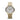 Classic dameur - Guld/hvid fra Bering