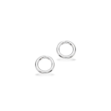 Ørepynt cirkel sølv 4 mm. fra Scrouples Jewellery