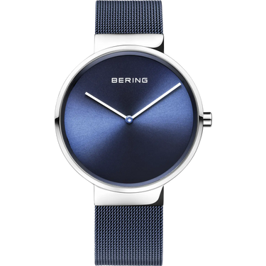 Classic unisex ur - Sølv/blå fra Bering