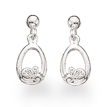 Ørehænger zir. sølv fra Scrouples Jewellery