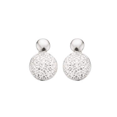 Ørepynt syn.zir. sølv rh. fra Scrouples Jewellery