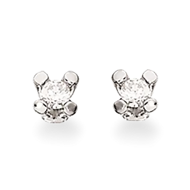 Ørestik m. syn.zir - Sølv fra Scrouples Jewellery
