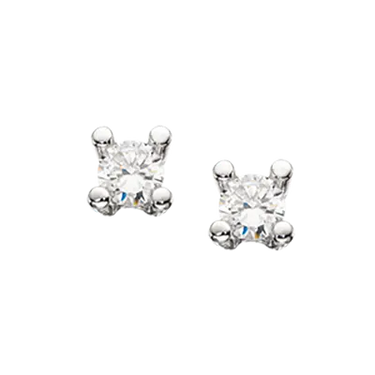 SoHo ørestik m. zirkoner - Sølv fra Scrouples Jewellery