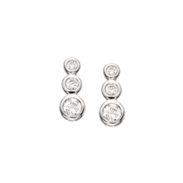 SoHo ørepynt  syn.zir. sølv rh. fra Scrouples Jewellery