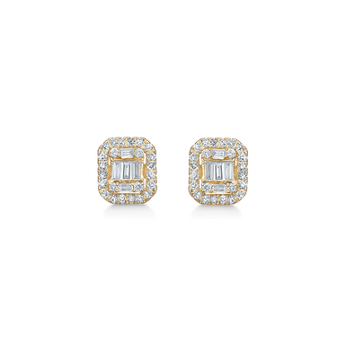 Elizabeth Ørestikker m. 0,36 ct. W.SI - 14kt. Guld