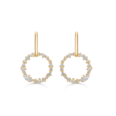 Lucia øreringe 0,50 ct. - 14 kt. Guld